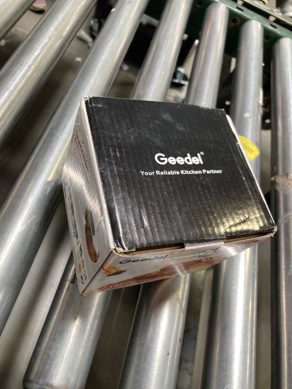 Photo 1 of Manual Food Processor Vegetable Cutter, Geedel Pull Chopper with String, Food Chopper Vegetable Cutter for Veggies, Fruits, Salad, Onion, Ginger, Nuts.