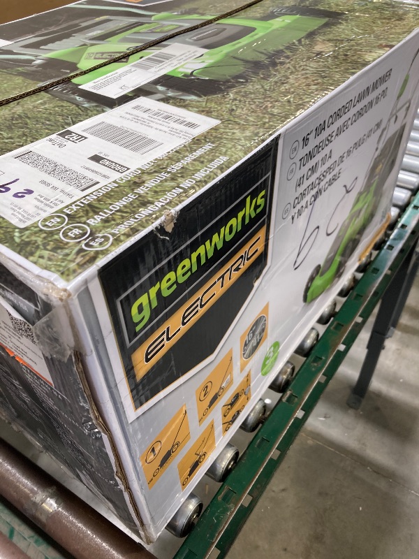 Photo 1 of Greenworks 10 Amp 16-inch Corded Mower, 25142