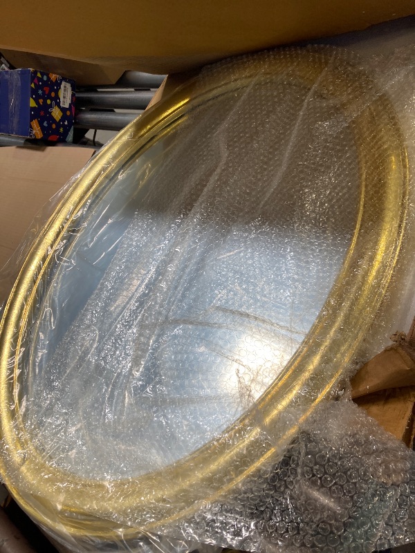 Photo 1 of aluminum mirror 25lx3x38h
