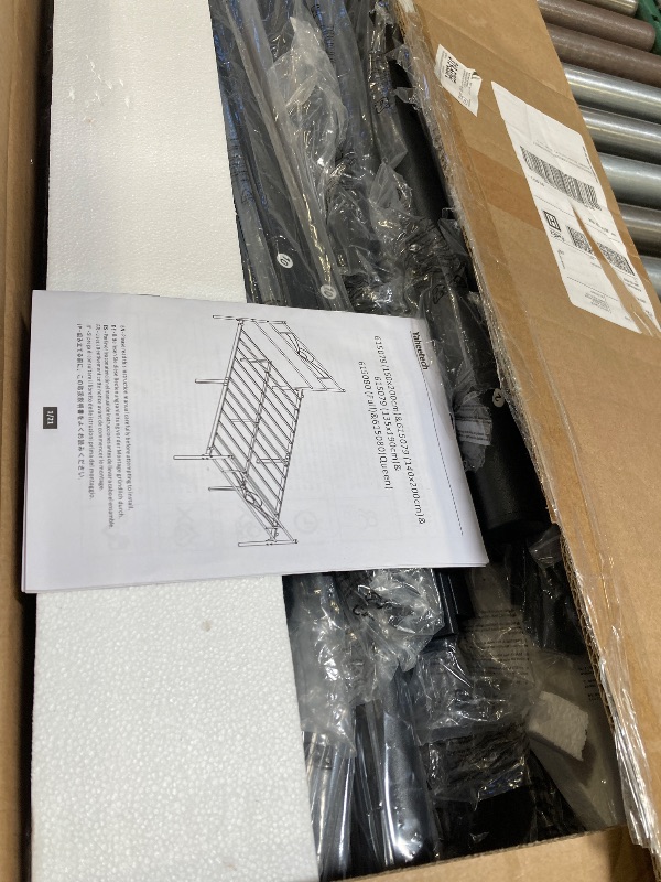 Photo 1 of Black full size Metal bed frame 