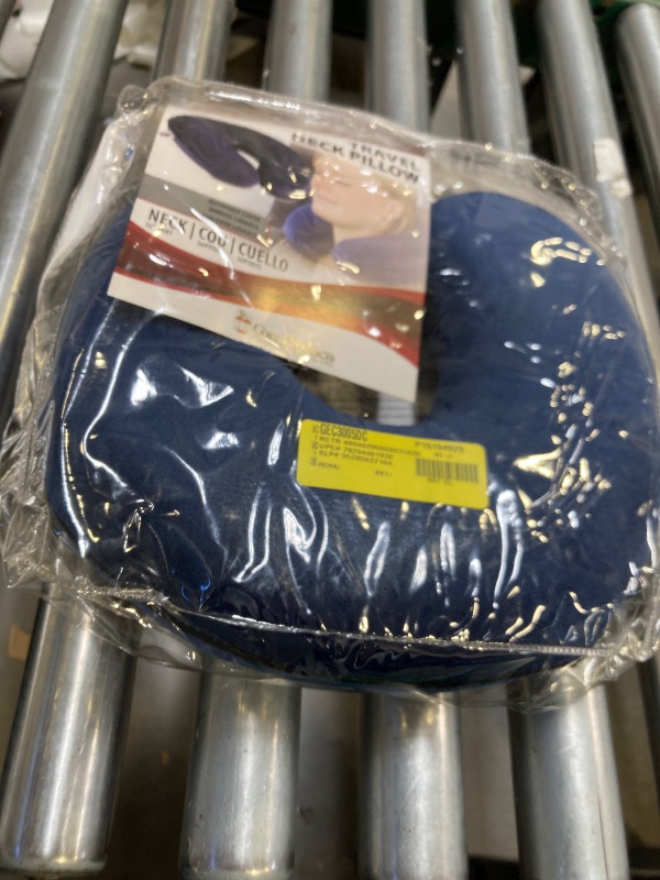 Photo 1 of Core Products Travel Pillow, Orthopedic Neck Support, Airplane Travel, Packable, Portable Use Sitting or Sleeping Memory Foam, Plush Cover