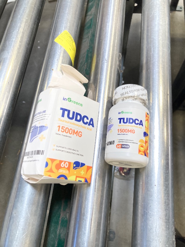 Photo 1 of Exp-20/2027--Pure TUDCA Supplement 1500 mg, High Pure Tauroursodeoxycholic Acid Bile Salts, Liver Support for Liver Cleanse Detox and Repair, Non GMO, Easy to Swallow, Made in USA, 60 Capsules