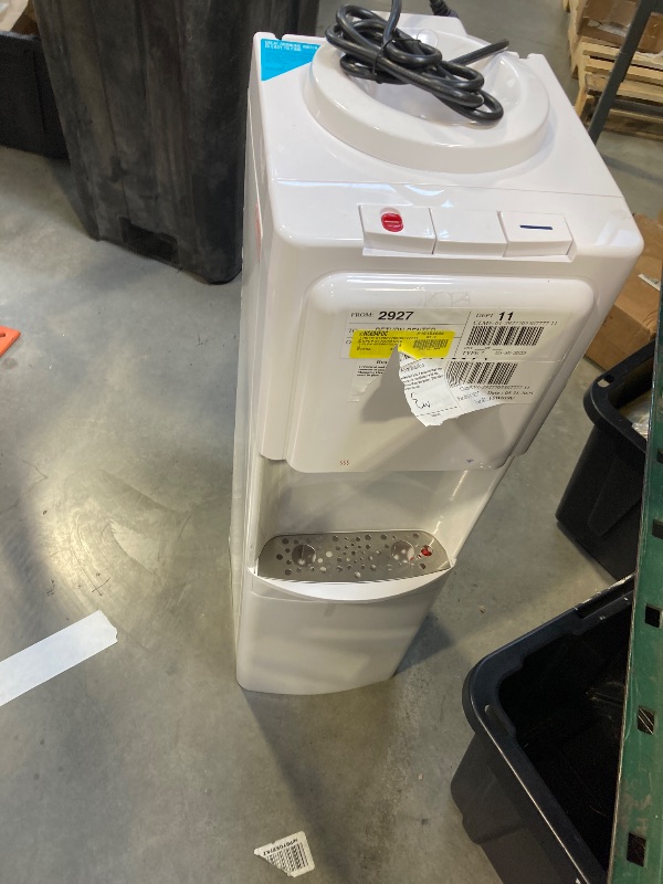 Photo 1 of Primo Water 3-5 Gal White Water Dispenser Plastic