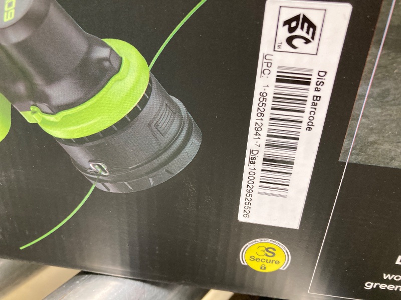 Photo 1 of USED---Greenworks 60V 16" Brushless Cordless String Trimmer - 65min Runtime for 2-Mile Fence Lines & Large Properties, 2X Quieter Than Gas, 2.5Ah Battery/Charger Included