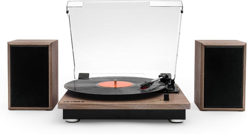 Photo 1 of Parts Only---Victrola Montauk Vinyl Record Player, 3-Speed Belt Driven Turntable