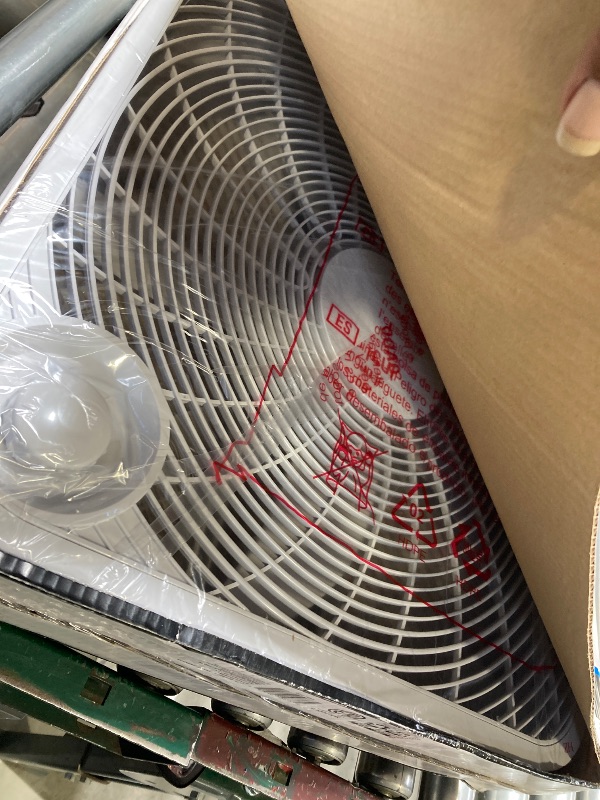 Photo 1 of 20" Classic Box Electric Fan Weather-Resistant Motor, 3 Speeds