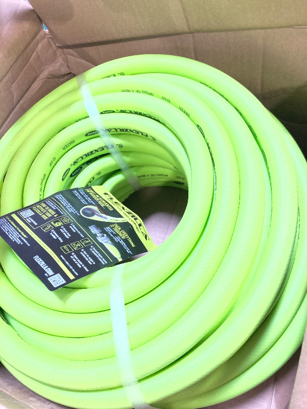 Photo 1 of Flexzilla Garden Hose 5/8 in. x 100 ft., Lightweight All-Weather Water Hose, Durable and Flexible, Leak-Free Connections