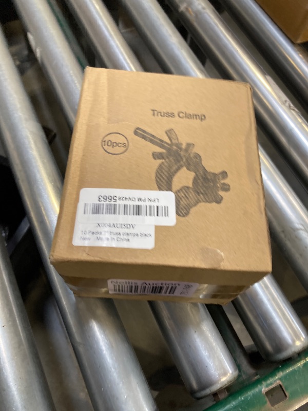 Photo 1 of Truss Clamps Black 2 Inch, 10 Packs Gruolin Stage Light Clamps One Person Job, Premium 50mm Aluminium Heavy Duty 100kg / 220lb Lighting Clamps, Perfect Fit for 48-52mm OD Tube