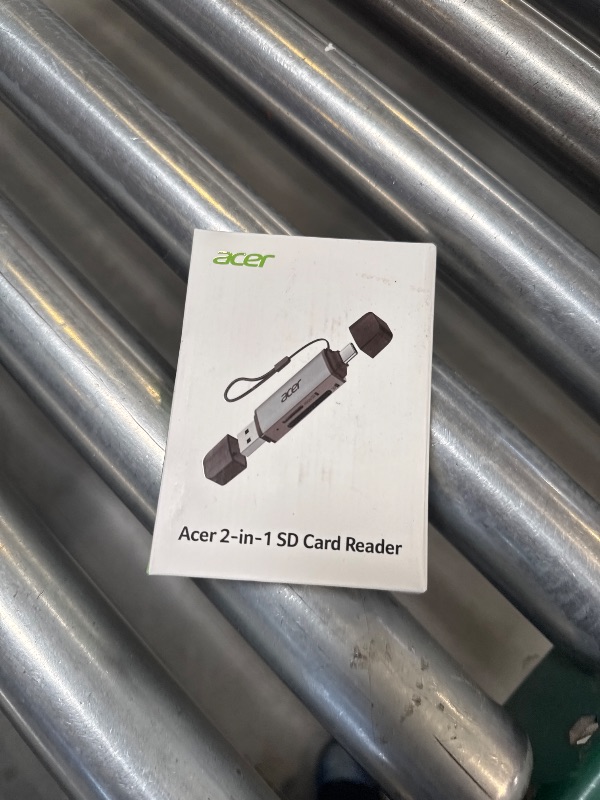 Photo 1 of acer SD Card Reader USB C, Dual Slots USB 3.0 Type C to Micro SD Card Adapter, Memory Card Reader for MicroSD, SDHC, SDXC, Compatible with Laptop, PC, iPhone16/15, MacBook Pro/Air, iPad Pro, Android