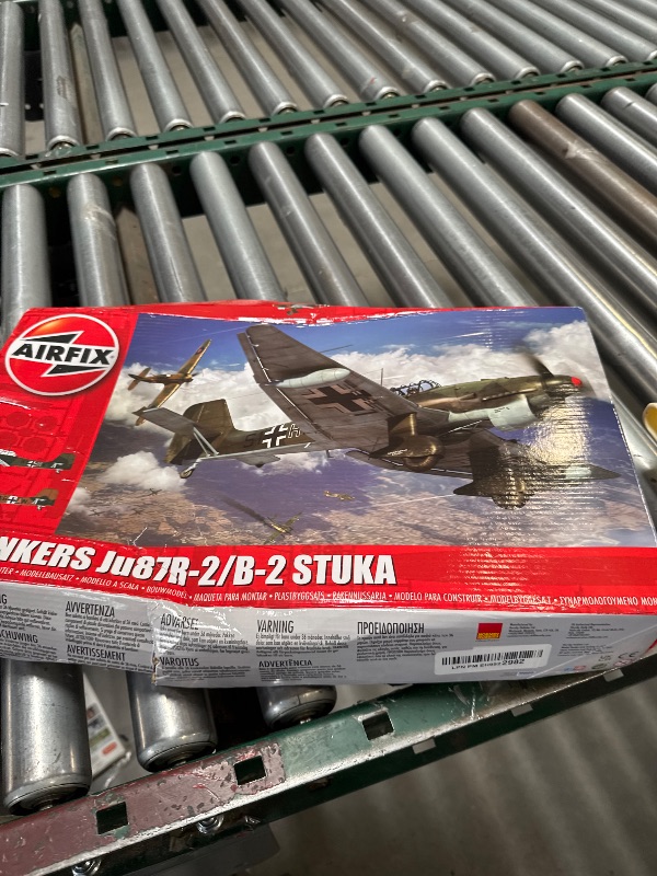 Photo 1 of Airfix Junkers Ju87R-2/B-2 Stuka 1:48 WWII Military Aviation Plastic Model Kit A07115, Red