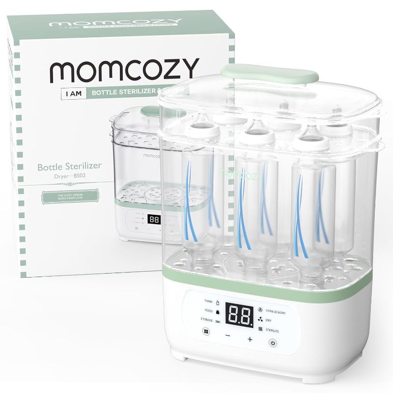 Photo 1 of Momcozy Bottle Sterilizer and Dryer, 8-in-1 Electric Steam Baby Bottle Sterilizer for Baby Bottles, Baby stuffs & Breast Pump Accessories
