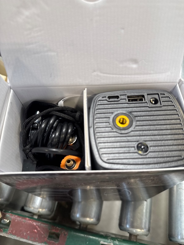 Photo 1 of Tire Inflator Portable Air Compressor-25000mAh?180PSI Air Pump for Car Tires-Cordless Tire Pump with Pressure Gauge, Cigarette Lighter Plug for Motorcycle, Bike, Ball, Dual-Use Type