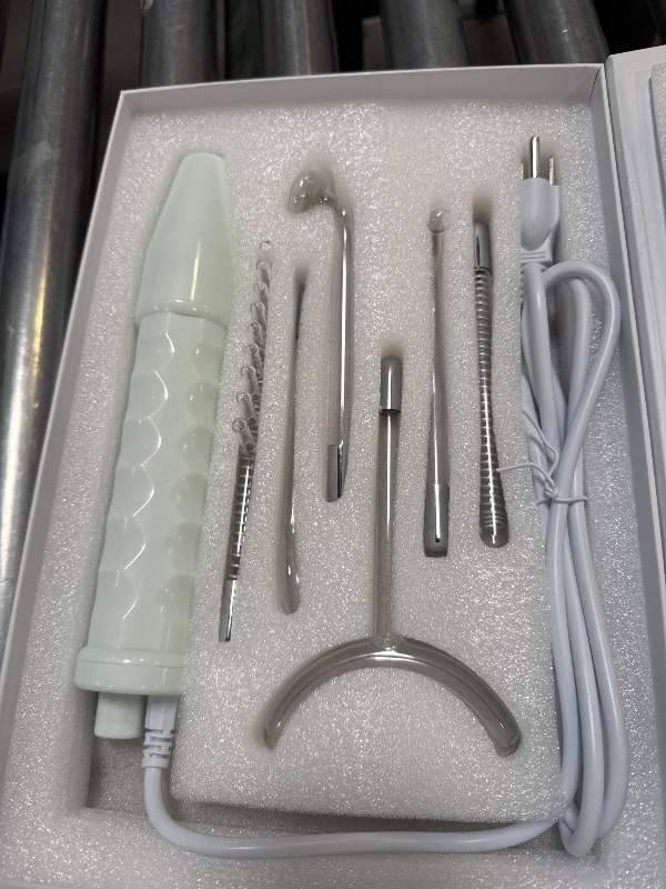 Photo 1 of NuDerma Clinical Skin Therapy Wand - Portable Skin Therapy Machine w 6 Fusion Neon + Argon Wands – Anti Aging - Clarifying - Skin Tightening & Radiance - Wrinkle Reducing