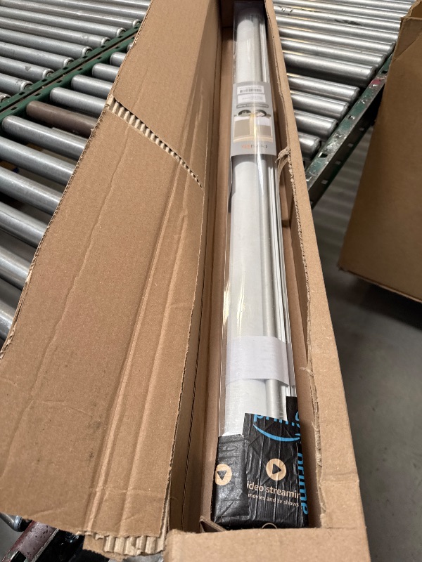 Photo 1 of Persilux Window Shades Cordless Window Blinds (47" W x 72" H, White) 100% Blackout Roller Window Shades UV Protection Energy Saving Roller Shades for Windows, Home and Office
