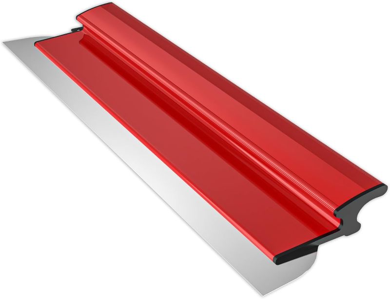 Photo 1 of 24 Inch Drywall Skimming Blade, Replaceable 0.35mm Stainless Steel Blade, Drywall Trowel for Gyprock, Drywall and Wall-Boardrd, Ergonomically Designed Grip

