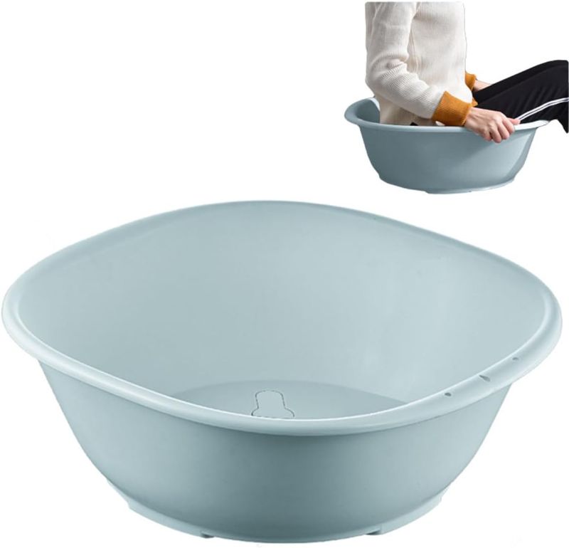 Photo 1 of Sitz Bath for Hemorrhoids,Sitz bath tub,Sits Bath Kit for Women Men,Wider Seating Area, Deeper Bowl (green)