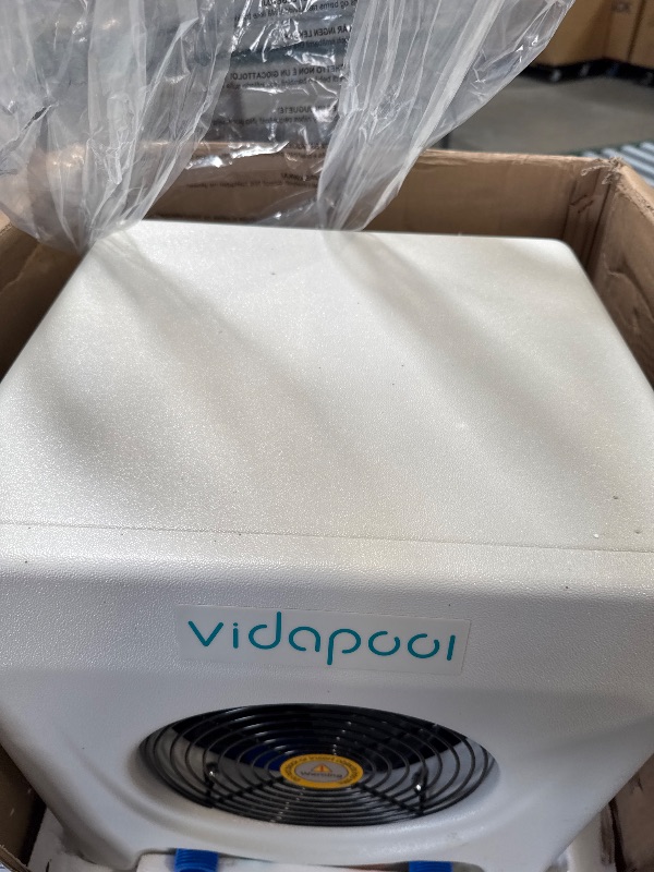 Photo 1 of 16,000 BTU Swimming Pool Heat Pump Electric Pool Heater for Above Ground Pools Up to 6,000 Gallons,Heating and Cooling Pool Heater 120V
