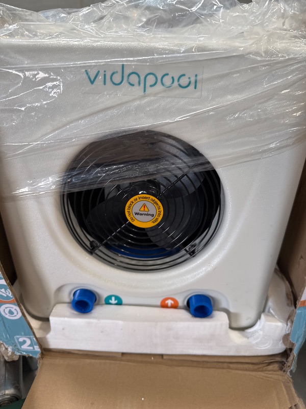 Photo 1 of 16,000 BTU Swimming Pool Heat Pump Electric Pool Heater for Above Ground Pools Up to 6,000 Gallons,Heating and Cooling Pool Heater 120V

