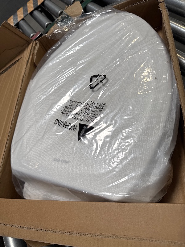 Photo 1 of mijashy Bidet Toilet Seat Elongated, Heated Toilet Seat, Rear and Feminine Washing, Electric, Slow Close Lid, Night Light, Ambient Water Temperature, White
