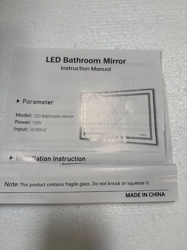 Photo 1 of LED Lighted Bathroom Mirror