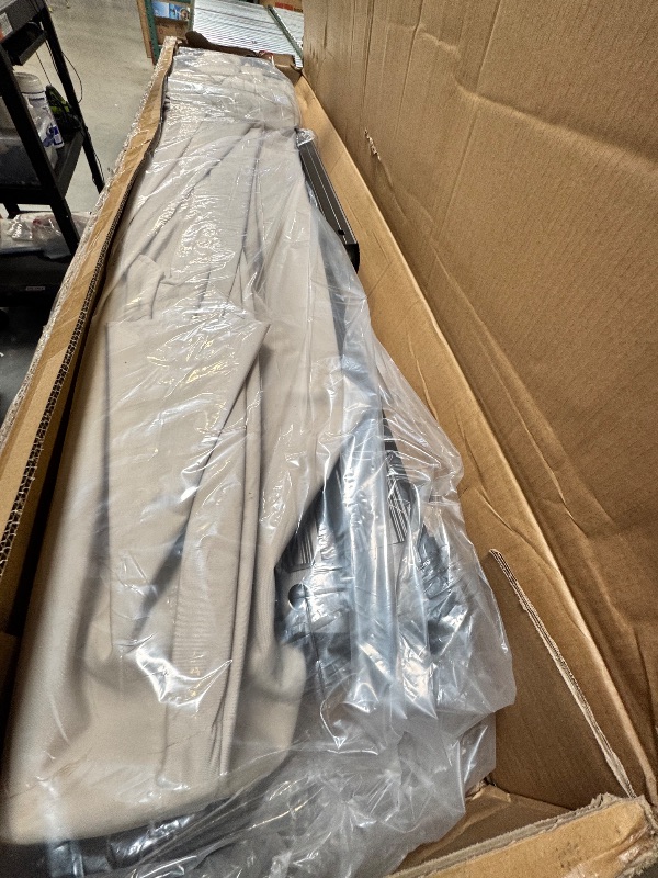 Photo 1 of Double Patio umbrella 9x12 beige