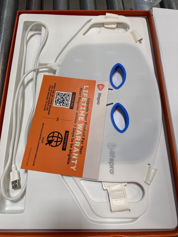 Photo 1 of Lifepro Red Light Therapy Face Mask - LED Light Therapy Mask with 3 Colors for Face and Neck - Portable Skin Care Device for at-Home Facials