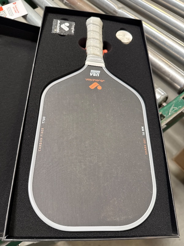 Photo 1 of JOJOLEMON Pickleball Paddles, Raw Carbon Fiber Rackets with 16mm Polymer Honeycomb Core, Hybrid Racquet Designed for Ultimate Spin & Consistency - USAPA Approved
