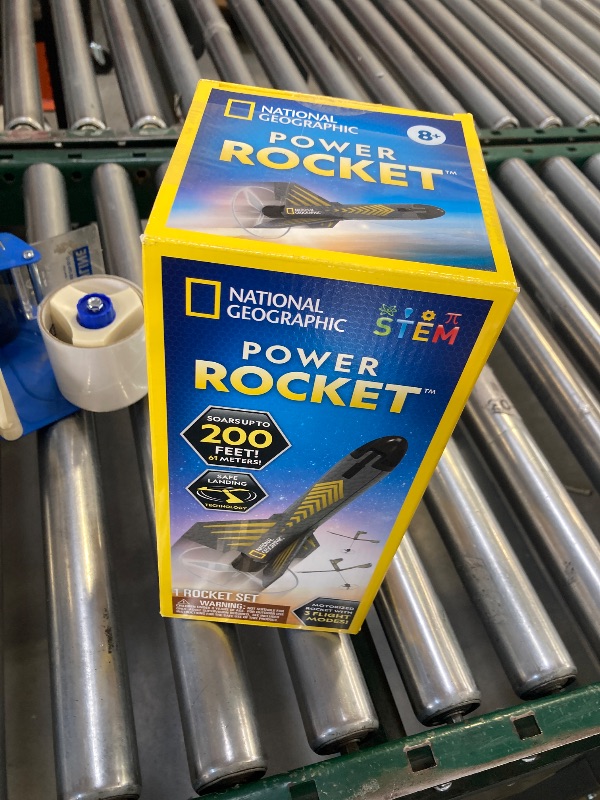 Photo 1 of NATIONAL GEOGRAPHIC Rocket Launcher - Motorized Air Rocket Toy, Launch up to 200 ft, Outdoor Toys & Model Rockets, Gifts for Kids Ages 8-12, Space Toys