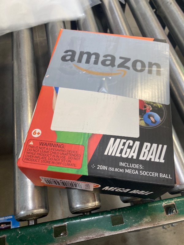 Photo 1 of Nerf Mega Ball - 20" Inch Big Outdoor Kids Kickball, Soccer Ball, Dodgeball for Backyard Games - Giant Multi Sport Toy for Outdoor + Lawn Games - NO Pump Included