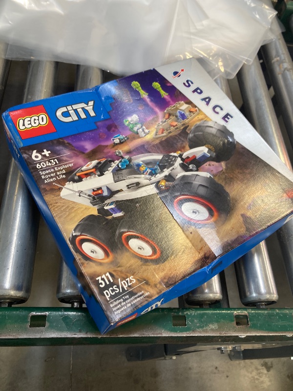Photo 1 of LEGO City Space Explorer Rover and Alien Life Toy, Space Gift for Boys and Girls Ages 6 and Up with 2 Minifigures, Robot and Extraterrestrial Figures, Pretend Play STEM Toy, 60431
