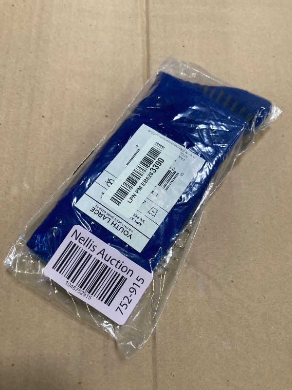 Photo 1 of Franklin Sports Youth Baseball + Softball Socks - Royal Blue Knee Socks - Kids Unisex Athletic Socks - Large Size - 1 Count