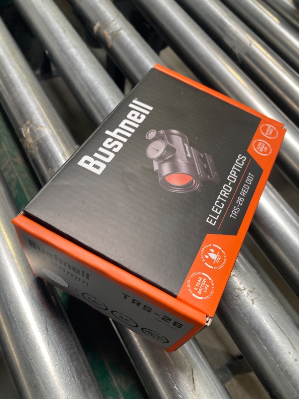 Photo 1 of Bushnell TRS-26 1x26 Red Dot Scope, Reflex Red Dot Sight with 3 MOA and 50,000 Hours of Battery Life