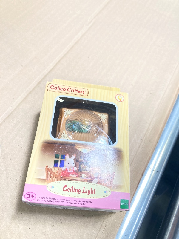 Photo 1 of Calico Critters Ceiling Light - Dollhouse Accessory - Brighten up Your Calico Critters Home!