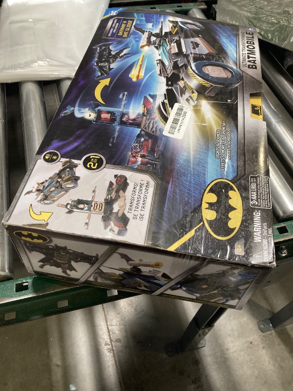 Photo 1 of DC Comics Batman, Ultimate Transforming Batmobile Playset, 2-in-1 Playset with Exclusive Figure and Glider, Lights, Sounds, Kids Toys for Boys and Girls 4 and Up
