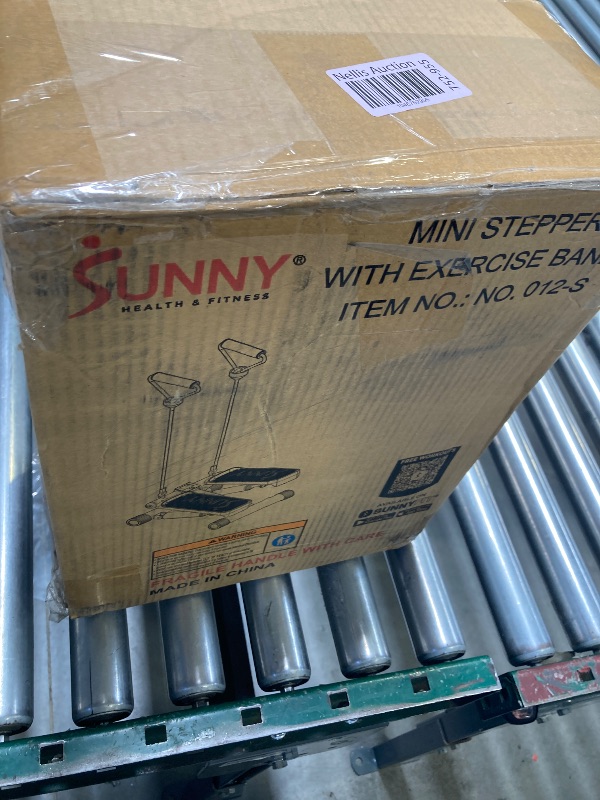 Photo 1 of Sunny Health & Fitness Mini Steppers for Exercise at Home, Stair Step Workout Machine with Resistance Bands, Full Body Cardio Equipment with Digital Monitor - No. 012 -S