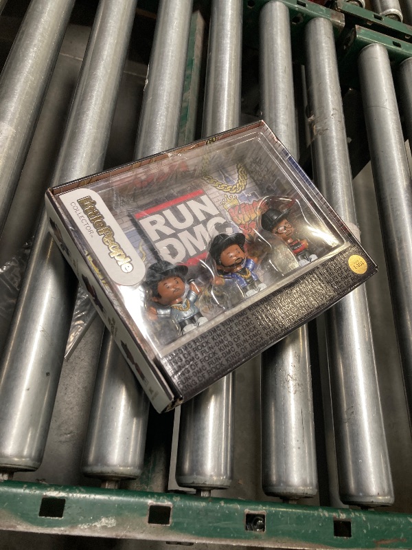 Photo 1 of Little People Collector Run DMC, set of 3 figures styled like the iconic hip hop group for fans ages 1-101