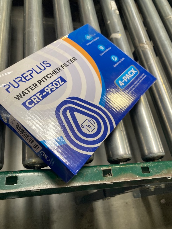 Photo 1 of PUREPLUS CRF950Z Pitcher Water Filter Replacement for Pur PPF900Z, PPF951K, PPT700W, CR-1100C, DS-1800Z, CR-6000C, PPT711W, PPT711, PPT710W, PPT111W, PPT111R and All PUR Pitchers and Dispensers, 4PACK