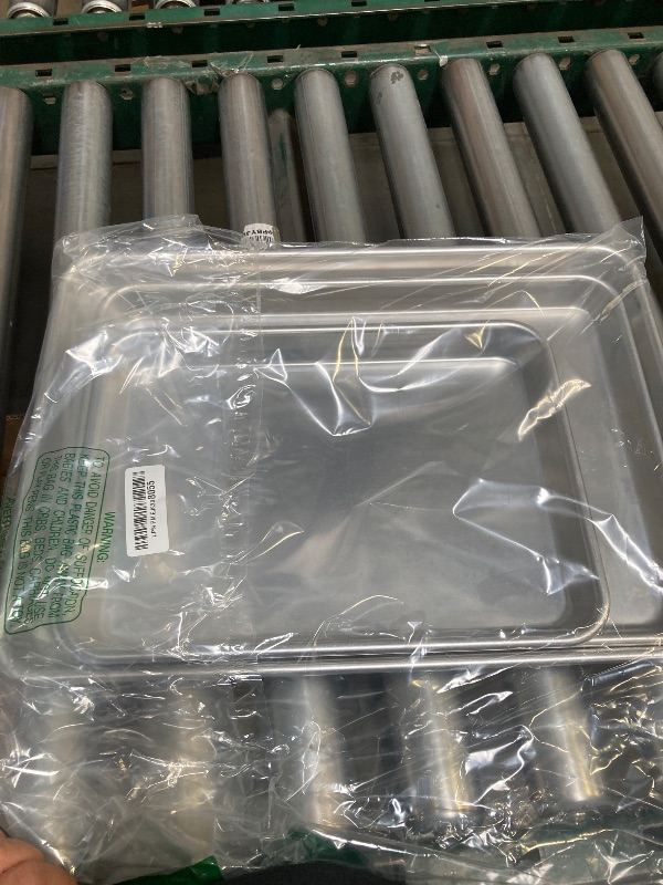 Photo 1 of 3 sets?18/16/12?Piece Stainless Steel Baking Pan Set – Heavy Duty, Non-Stick, Oven Safe, Perfect for Cakes, Cookies & Roasts?Commercial Cookie Trays, Oven & Dishwasher Safe - Rustproof & Durable
