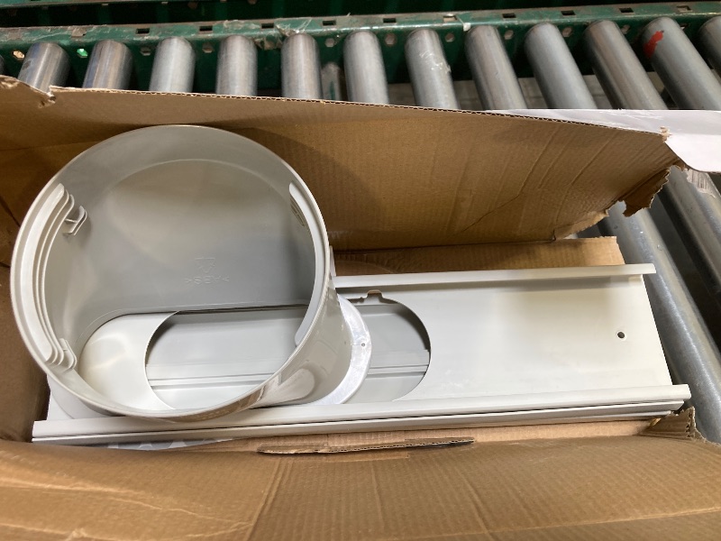 Photo 1 of Portable Air conditioner Window Kit, Adjustable Vertical/Horizontal Sliding Window Kit Plate for AC Unit, AC Window Vent Kit, AC Window Seal Suitable for 5.9” AC Exhaust Hose