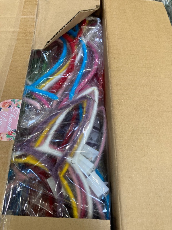 Photo 1 of OLUPP 282 PCS Glow in the Dark Party Supplies, 18 Foam Sticks, 18 LED Glasses, 200 Glow Sticks, 30 Finger Lights, 8 Bunny Ear Headband and 8 LED Cat Ear Headband for Wedding,Birthday,Concert,New Year