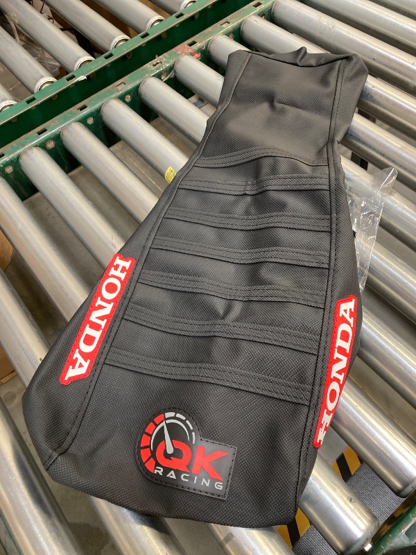 Photo 1 of QK RACING Seat Cover - Compatible Fit for Hond@ 1993-2006 TRX 300 EX Sportrax 300 TRX300EX 2x4 All Black, Durable Material | Multi-Grip Design for Improved Traction