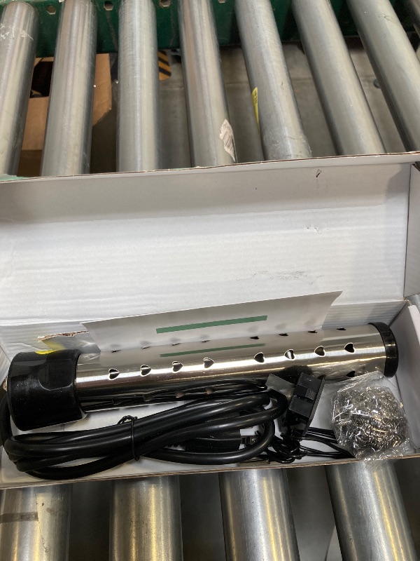Photo 1 of 2000W Immersion Heater, Portable Electric Water Heater Fast Heating for Buckets Bathtubs, Submersible Water Heater with LCD Thermometer 304 SS Guard, 5 Gallons of Water in Minutes