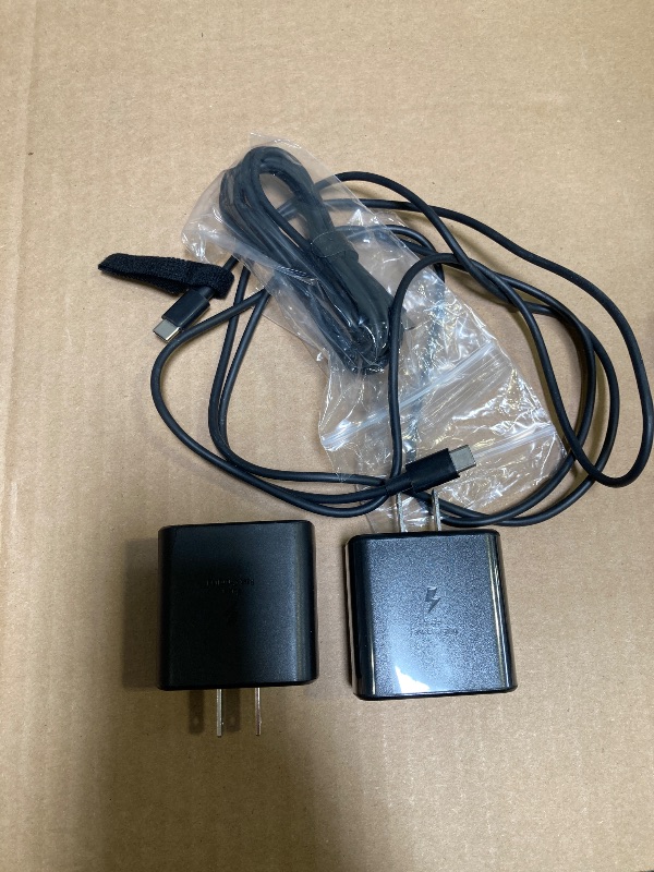 Photo 1 of 2025 New 45W Super Fast Charger USB C PD3.0 [2 Pack] with 6FT Type C Charging Cable Cord for Samsung Galaxy S25 Ultra/S25/S25+/S24/S24+/S24Ultra/S23+/S23 Ultra/S22 Ultra Galaxy Tab PPS Wall Charger2.0