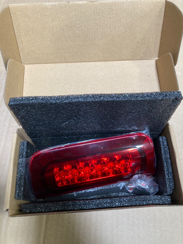 Photo 1 of Cxdar Third 3rd Brake Light LED for 1994-2003 Chevy S10/GMC Sonoma Standard Cab, High Mount Rear Brake Lights Assembly for 1996-2000 Isuzu Hombre, Waterproof Center Cab Lamp Stop Light