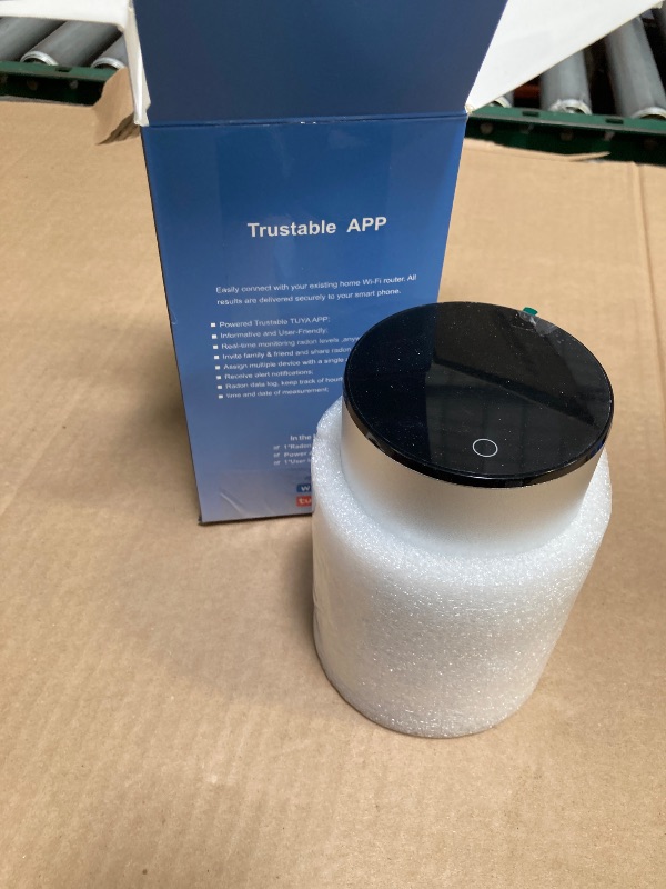 Photo 1 of Spolehli Home Radon Detector, Smart Radon Monitor with High-presion Radon Sensor, Fast Capture of Fluctuating Levels with Trend Charts Data Sharing, Light & Alarm Notification - App & WiFi Needed