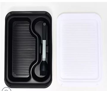 Photo 1 of henning lee bbq prep tray with lid and marinating brush