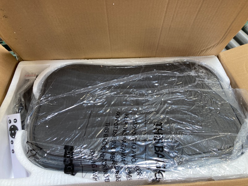 Photo 1 of Vibration Plate Exercise Machine, Power Waver Vibration Plate Platform for Lymphatic Drainage Whole Body Vibration Plate Machine Helps Weight Loss Shaping 330lbs
