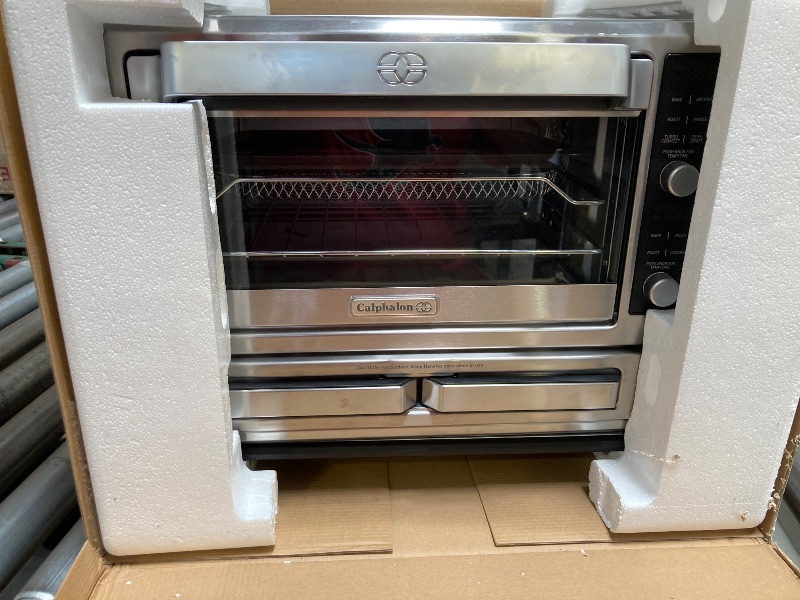 Photo 1 of Calphalon Performance Stainless Steel Dual Oven With Air Fryer in Silver