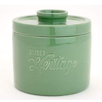 Photo 1 of Carla Hall Sweet Heritage Ceramic Grease Catcher with Strainer (Sage)
