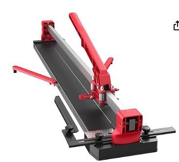 Photo 1 of  Manual Tile Cutter with Laser Cutting Guide Porcelain Tile Cutter with Split Platen,Double Aluminum Base,Tungsten Carbide Cutting Wheel